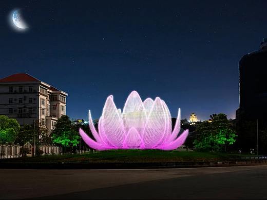 街道景观造型亮化