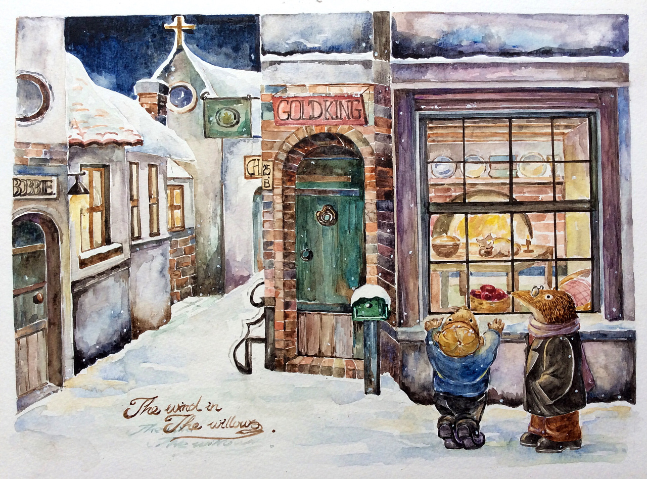 《柳林风声》手绘稿