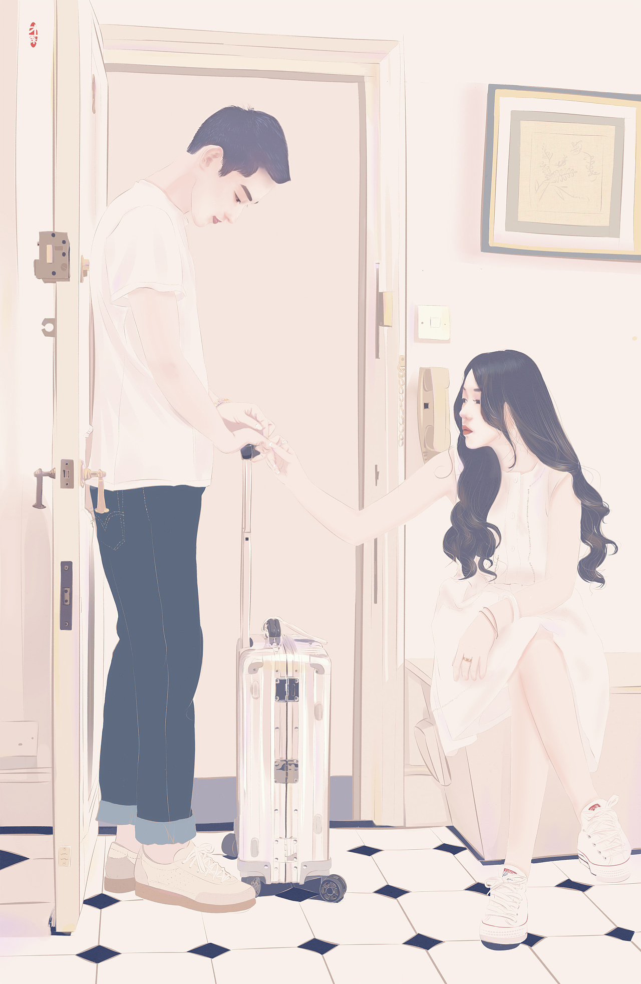 最萌身高差恋人(情侣绘本)