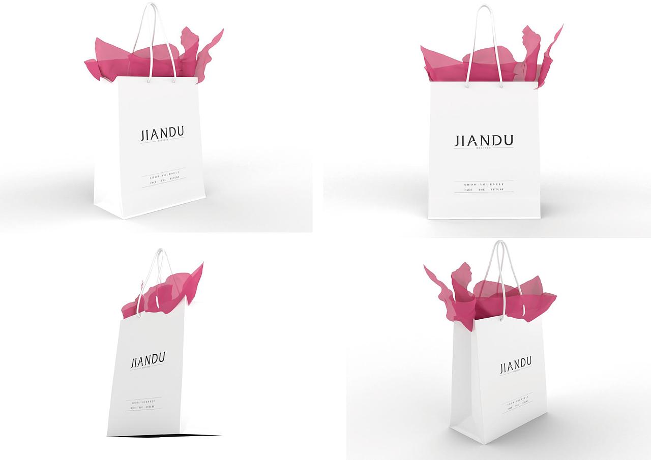 JIANDU简读设计师女装产品包装