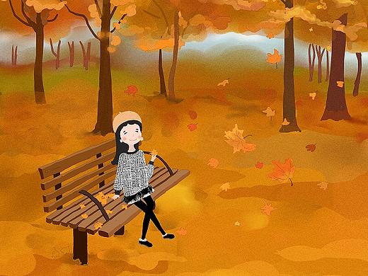 秋天（個人主頁-ZMjU1NDczODQ=） - 創(chuàng)作習作 - 站酷設(shè)計師古月sweet原創(chuàng)素材 - 站酷ZCOOL