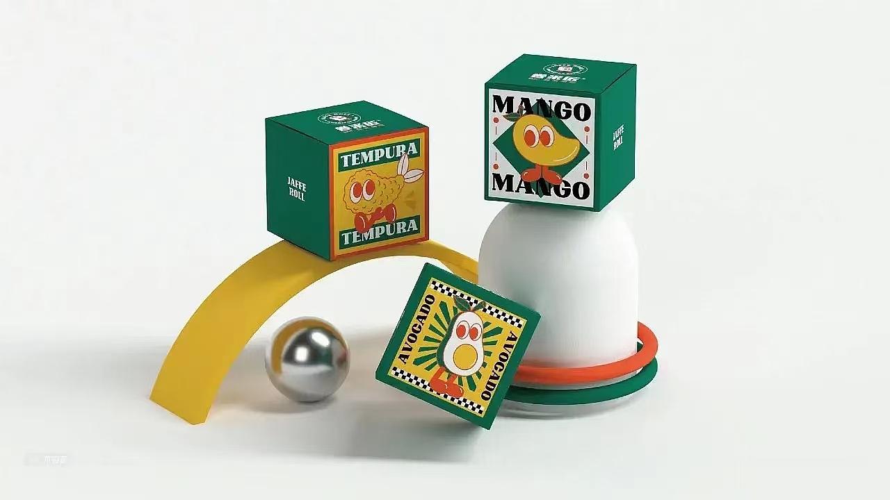 美式寿司品牌logo设计案例分享