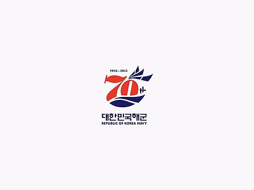 韩国海军第七十周年logo设计