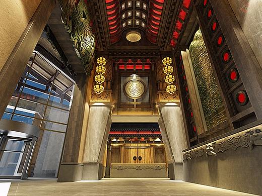 成都酒楼设计/成都饭店装修/成都酒楼装修设计