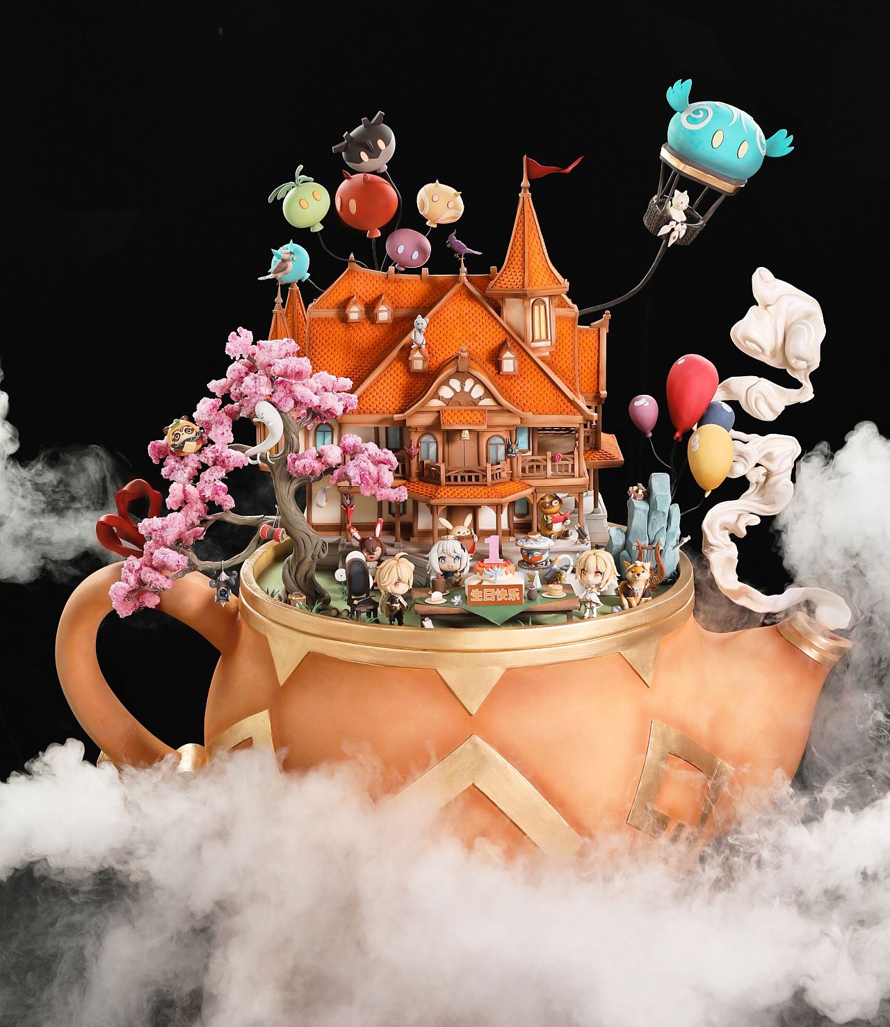 【原神周年庆蛋糕】希望大家喜欢这个甜甜的尘歌壶！