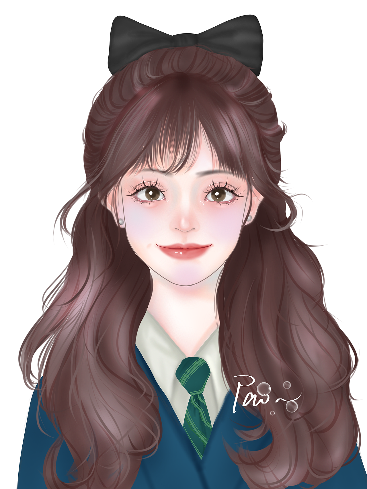 頭像轉(zhuǎn)手繪（圖ZMzc5NDA2MTg0） - 商業(yè)插畫(huà) - 站酷設(shè)計(jì)師吹個(gè)泡泡swsw原創(chuàng)素材 - 站酷ZCOOL