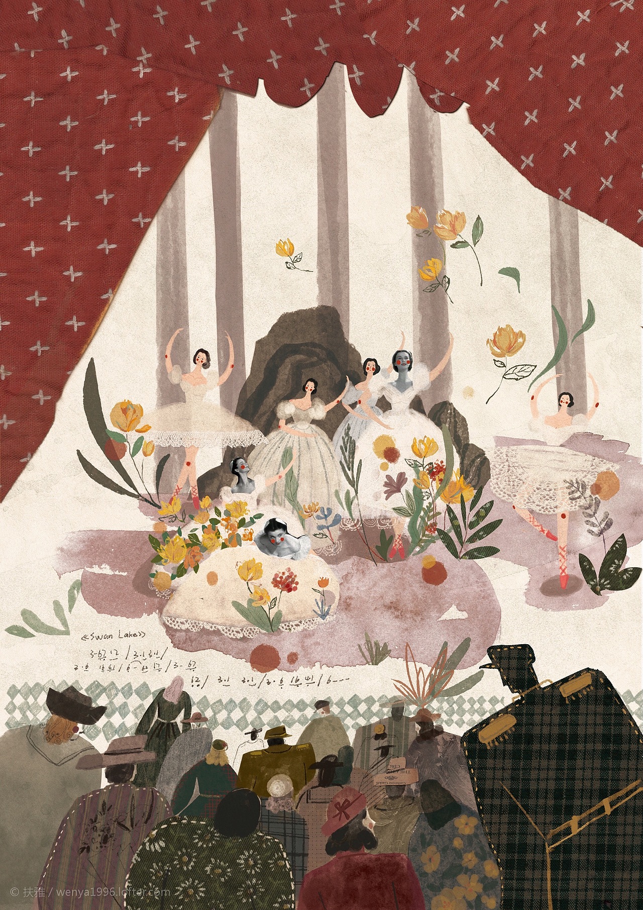 毕设 《老电影》主题插画 及衍生品（图ZMTEzNDYzMjQ4） - 商业插画 - 站酷设计师扶雅原创素材 - 站酷ZCOOL