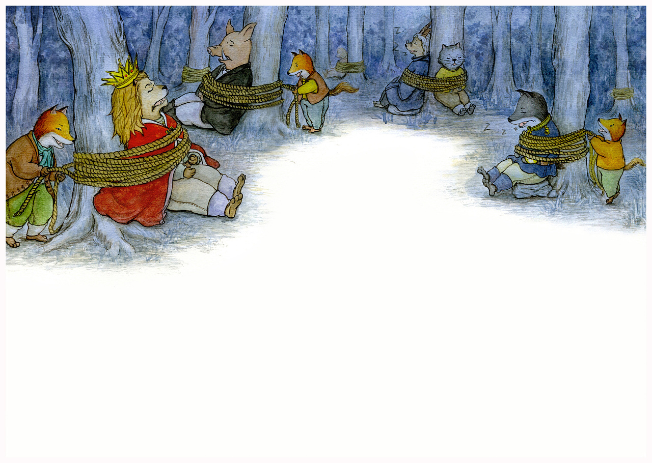 狐狸列那的故事  已商用  放上其中一些插图～ 颜色由cmyk转回的rgb