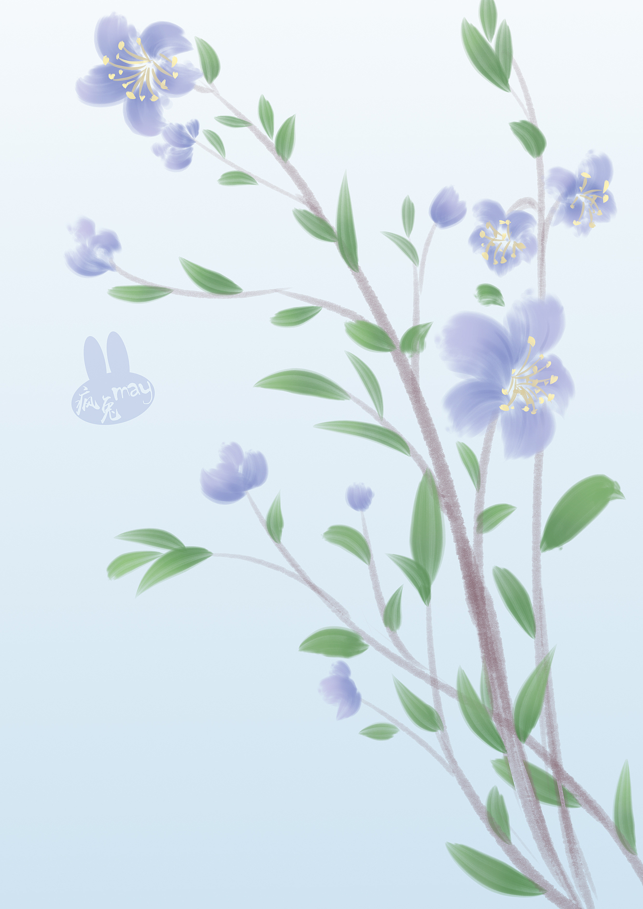 花一般的少年（图ZMTU5MDcyOTA0） - 创作习作 - 站酷设计师疯兔May原创素材 - 站酷ZCOOL