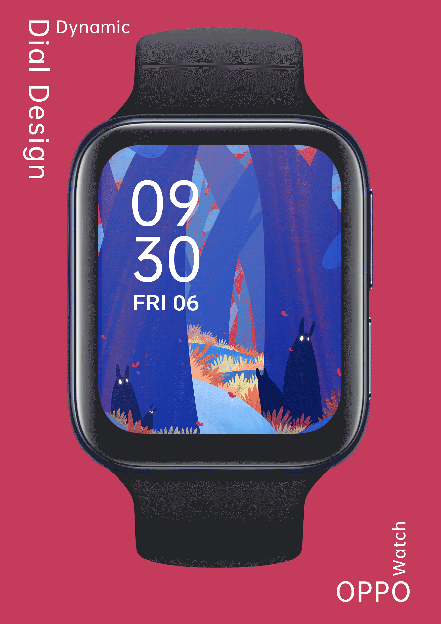OPPO Watch表盘创意设计（图ZMjU2MzA0MjUy） - 商业插画 - 站酷设计师oRETRYo原创素材 - 站酷ZCOOL