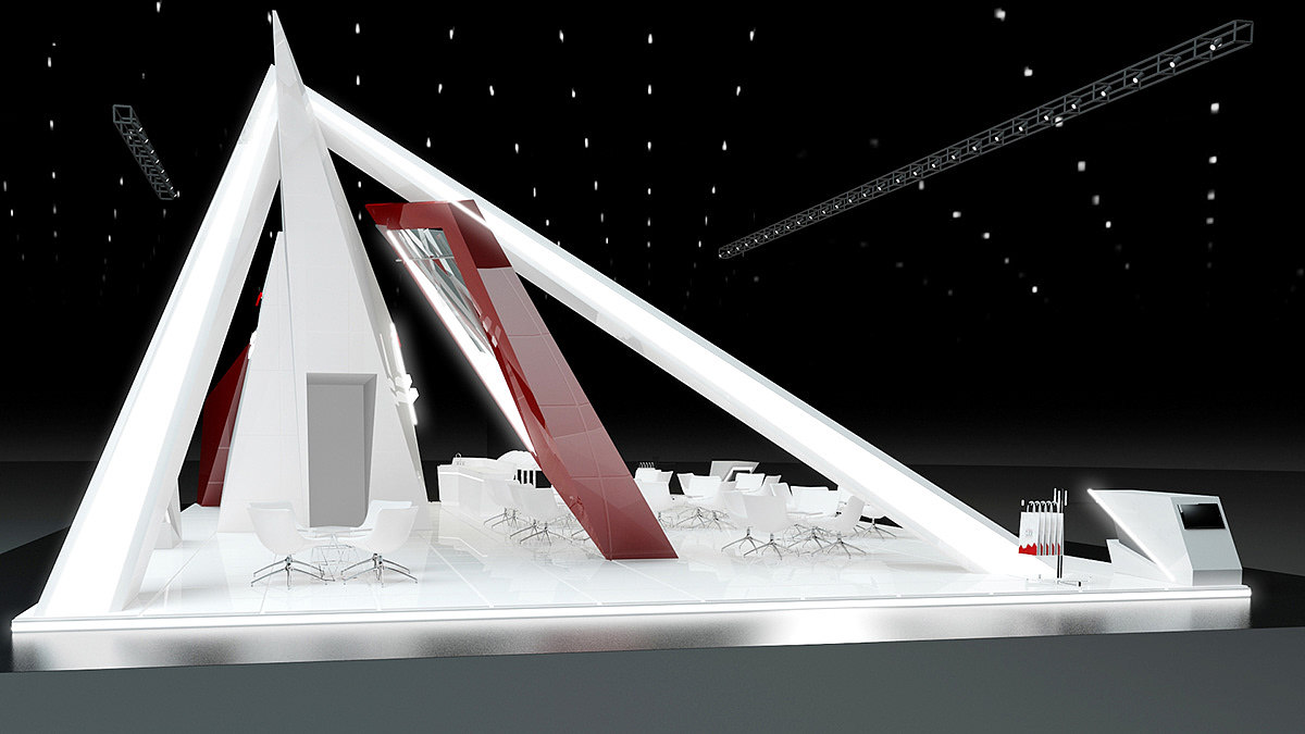 展会设计 效果图 3d设计 特装 大型展厅 异形结构（图ZMTg2MjEyNTk2） - 建筑/空间 - 站酷设计师云迪vind原创素材 - 站酷ZCOOL