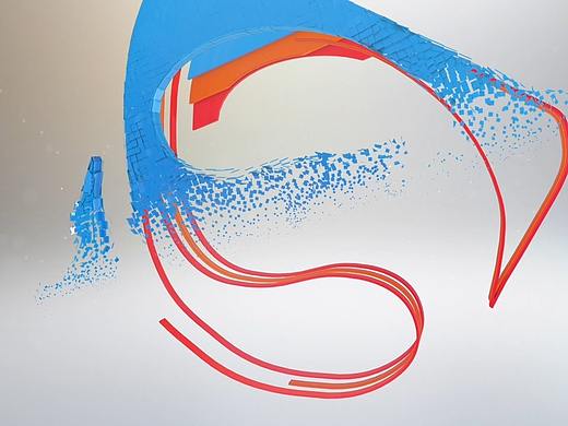 C4D分裂破碎动画练习（临摹）