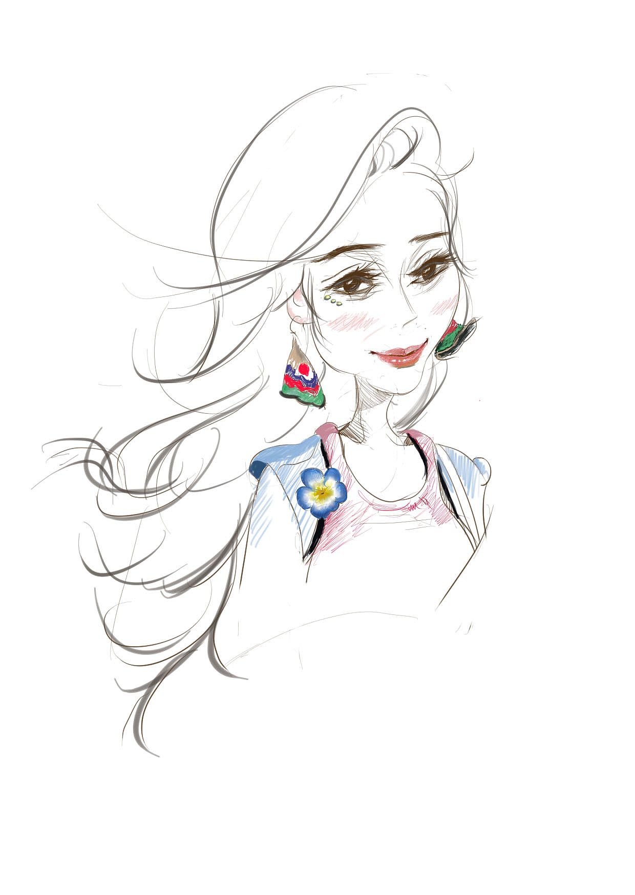 电脑手绘人物形象