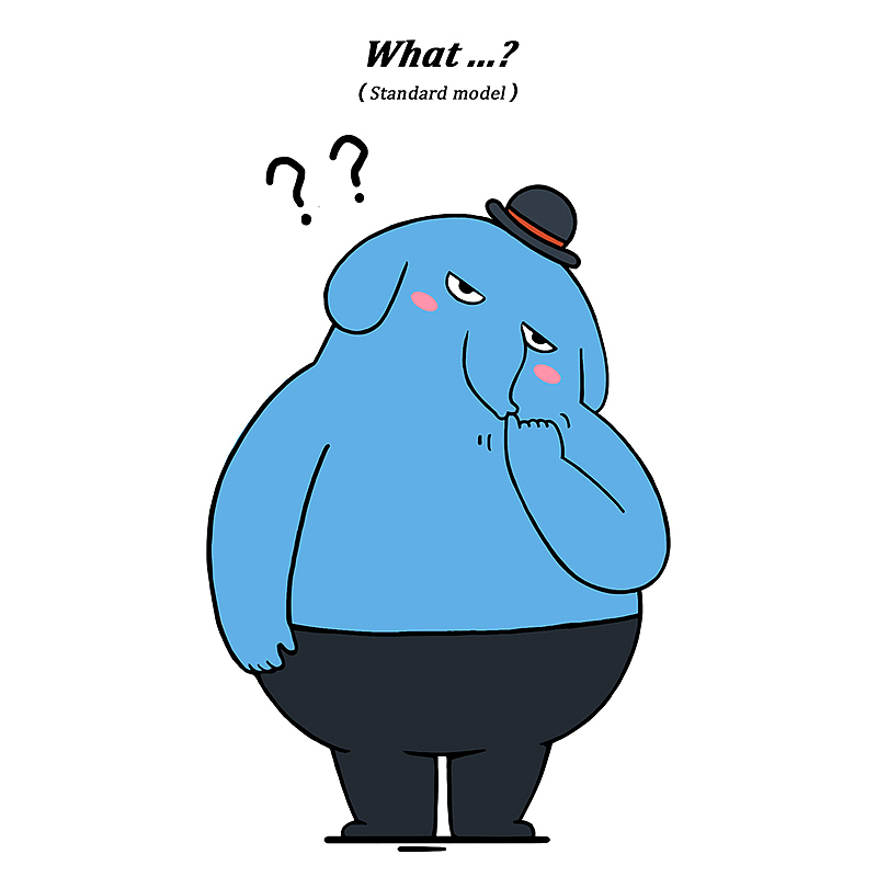 多姿态卡通大象-小马克 角色设计 人物设计 可爱