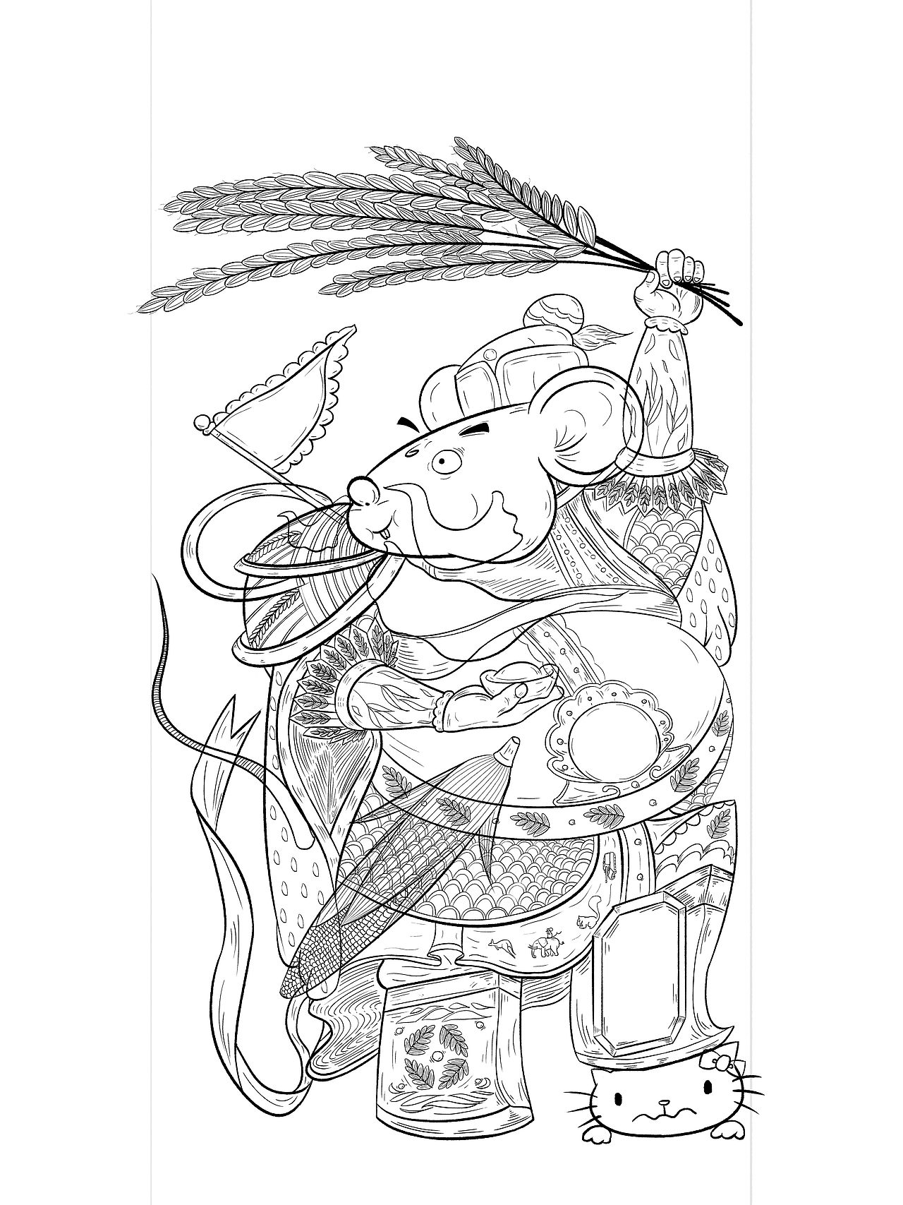 2020鼠年春联年画