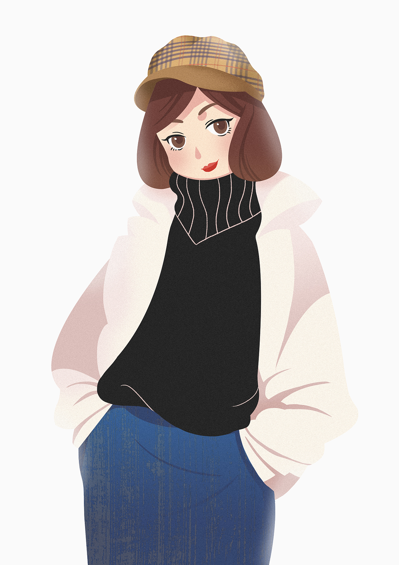 四季女友（图ZMTAyMjgyMjky） - 新锐潮流插画 - 站酷设计师棉絮絮原创素材 - 站酷ZCOOL