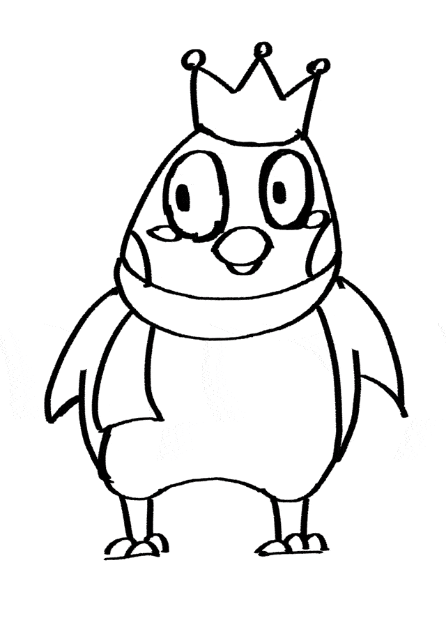 选择了帝企鹅的造型 它叫鲁波,为什么叫这个名字,我用了贵族的英文