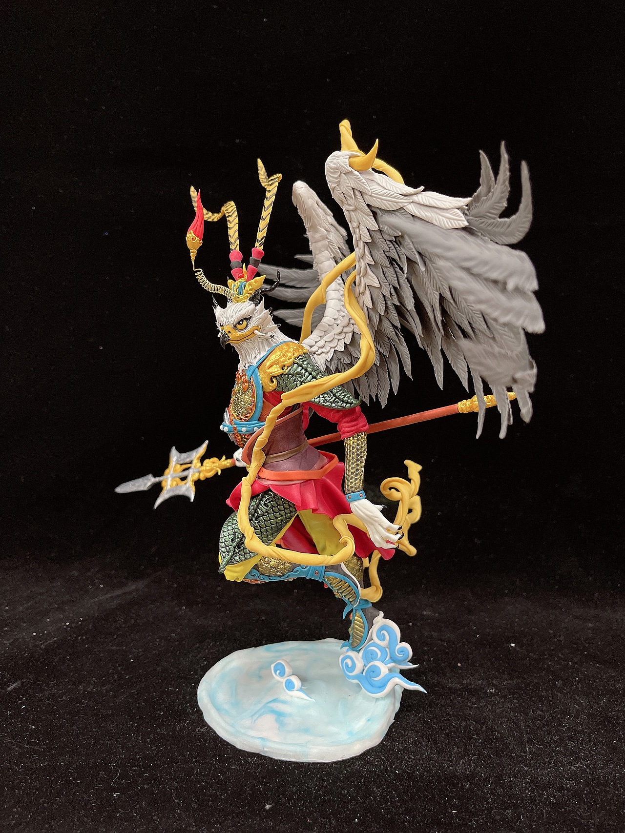 康健面塑作品《西游妖王》