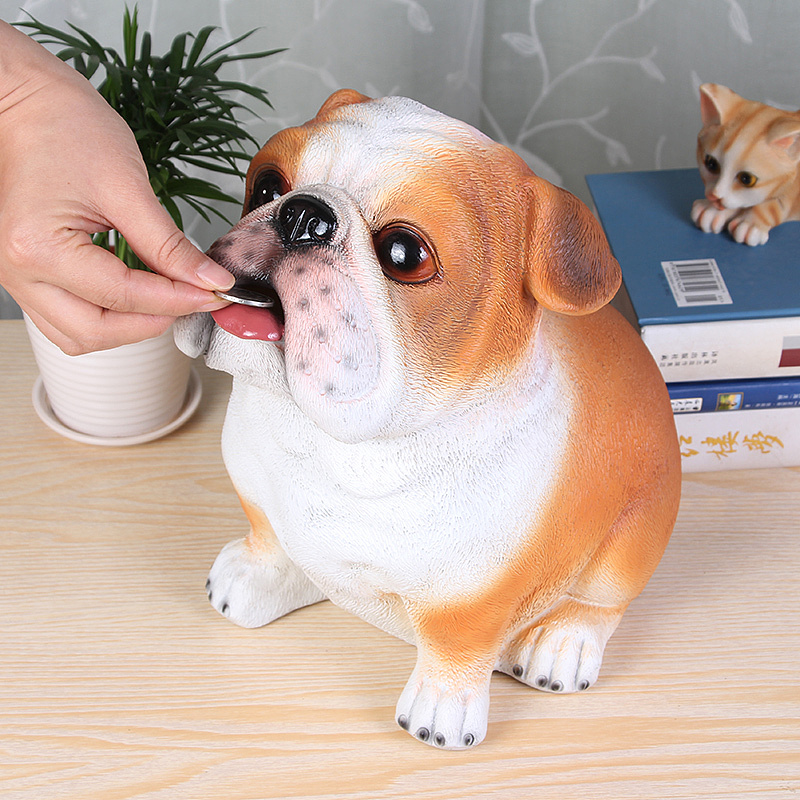 大眼狗狗存钱罐