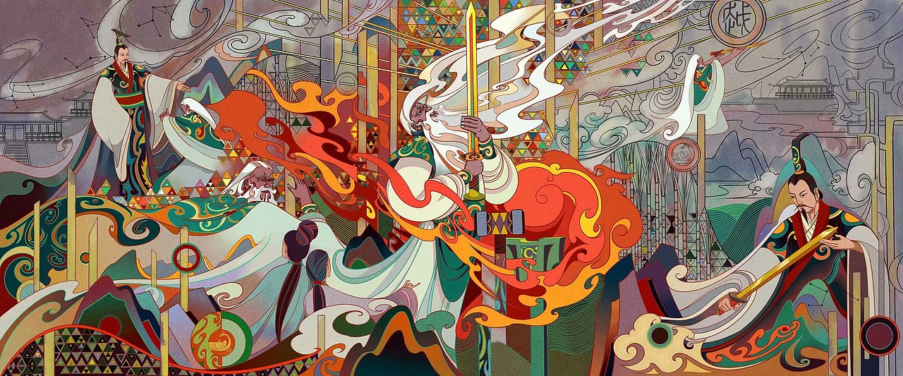 《湛卢神剑》（图ZMjY3NDE3NjI0） - 商业插画 - 站酷设计师叶智成原创素材 - 站酷ZCOOL