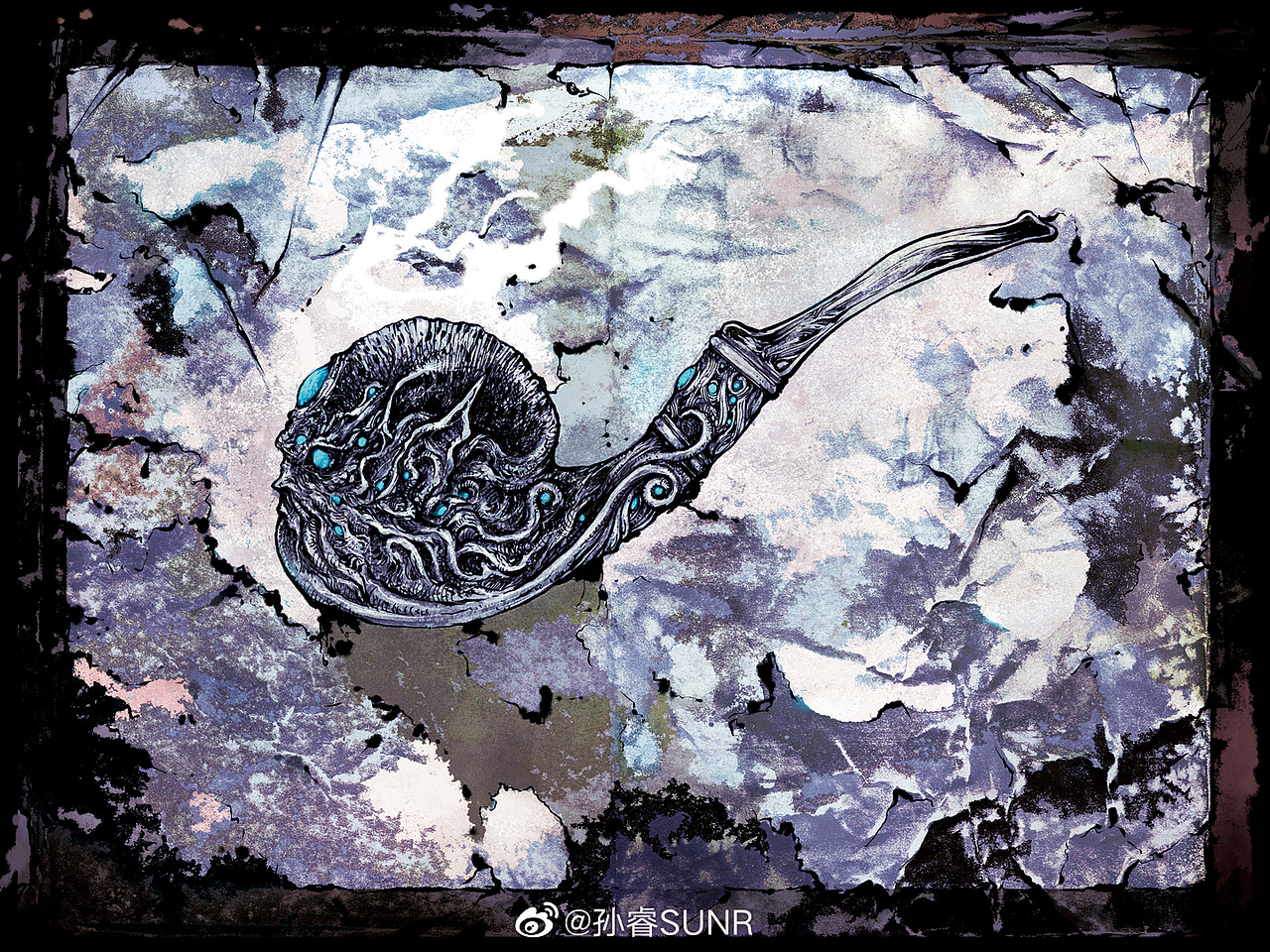 《克苏鲁化身》草图小稿合集（图ZMjAzNTA1OTA4） - 商业插画 - 站酷设计师孙睿SUNR原创素材 - 站酷ZCOOL