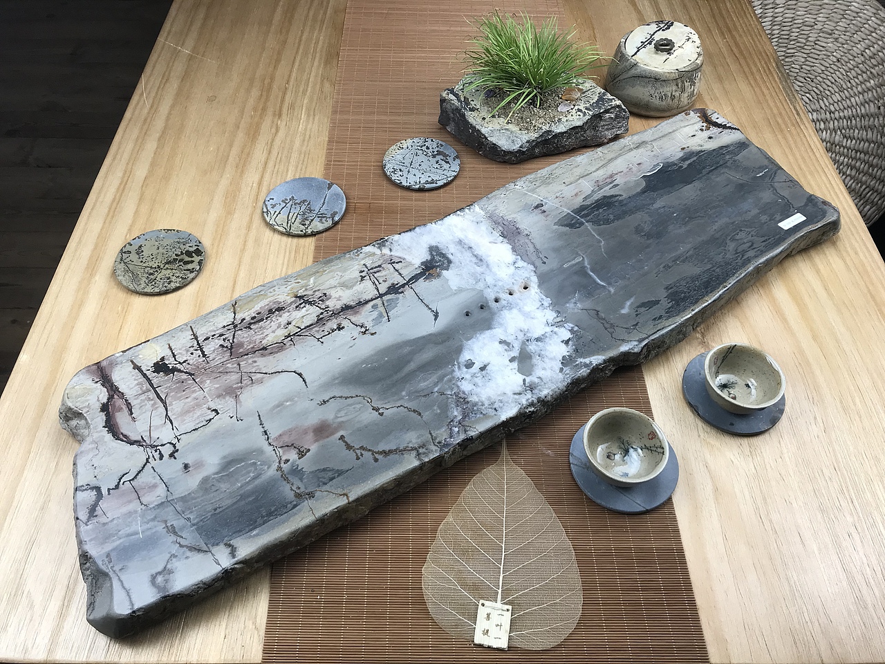 国画石茶具系列——十二款（图ZOTYxNzgyNDQ=） - 其他手工艺 - 站酷设计师卓工国画石原创素材 - 站酷ZCOOL