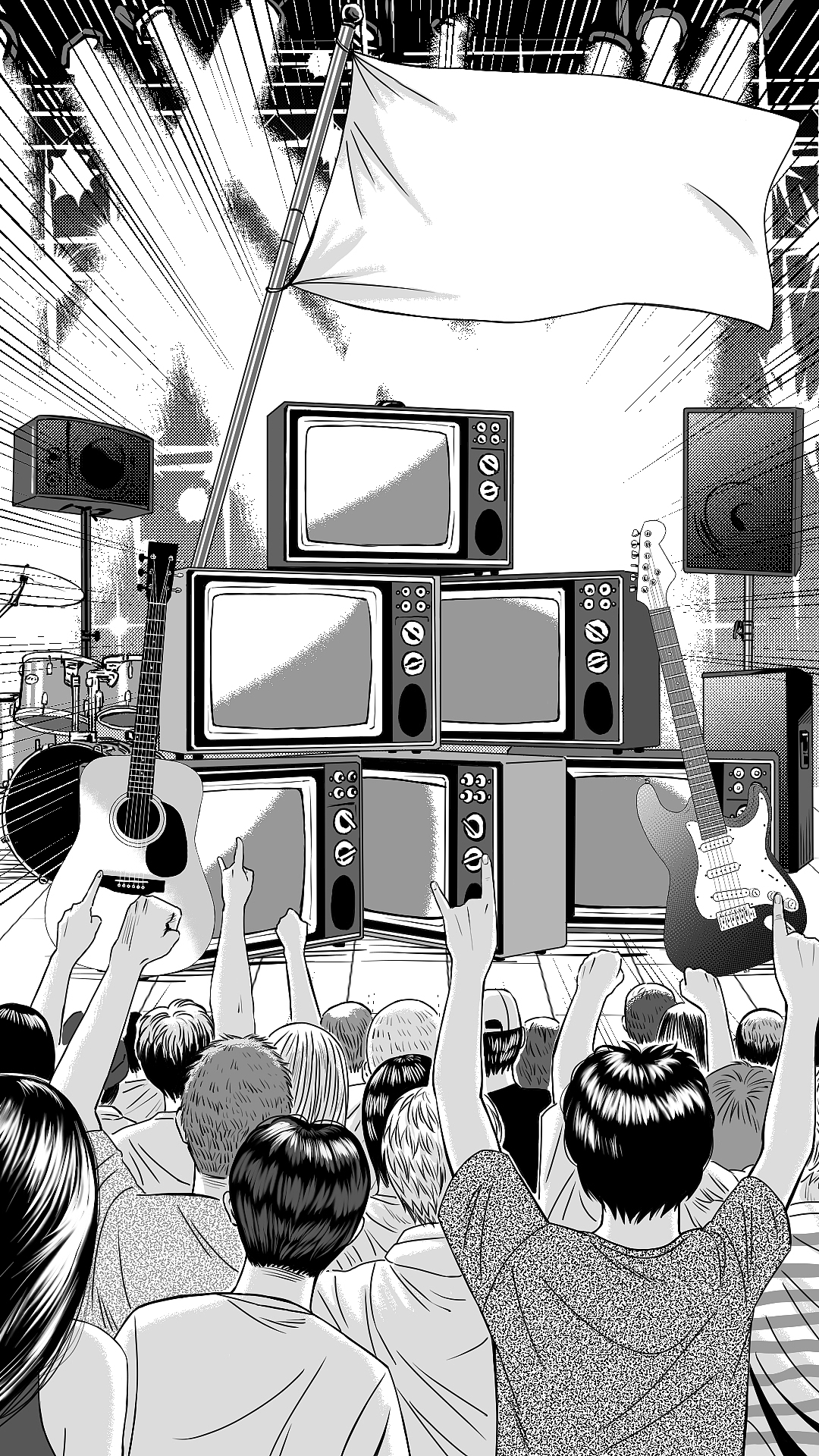 《明日之子》综艺海报漫画视觉（图ZMjI1MDc4MTQ4） - 商业插画 - 站酷设计师盖括原创素材 - 站酷ZCOOL