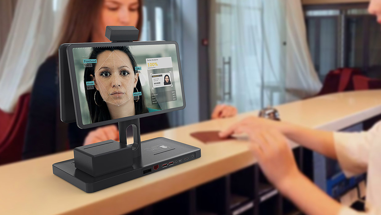 身份证实名核验终端机设计（图ZMjQzNjMxOTU2） - 其他工业/产品 - 站酷设计师白狐设计原创素材 - 站酷ZCOOL