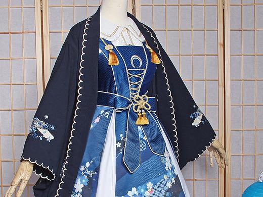 U家∣设计作品 【刀剑乱舞同人洋装】 ——三日月宗近