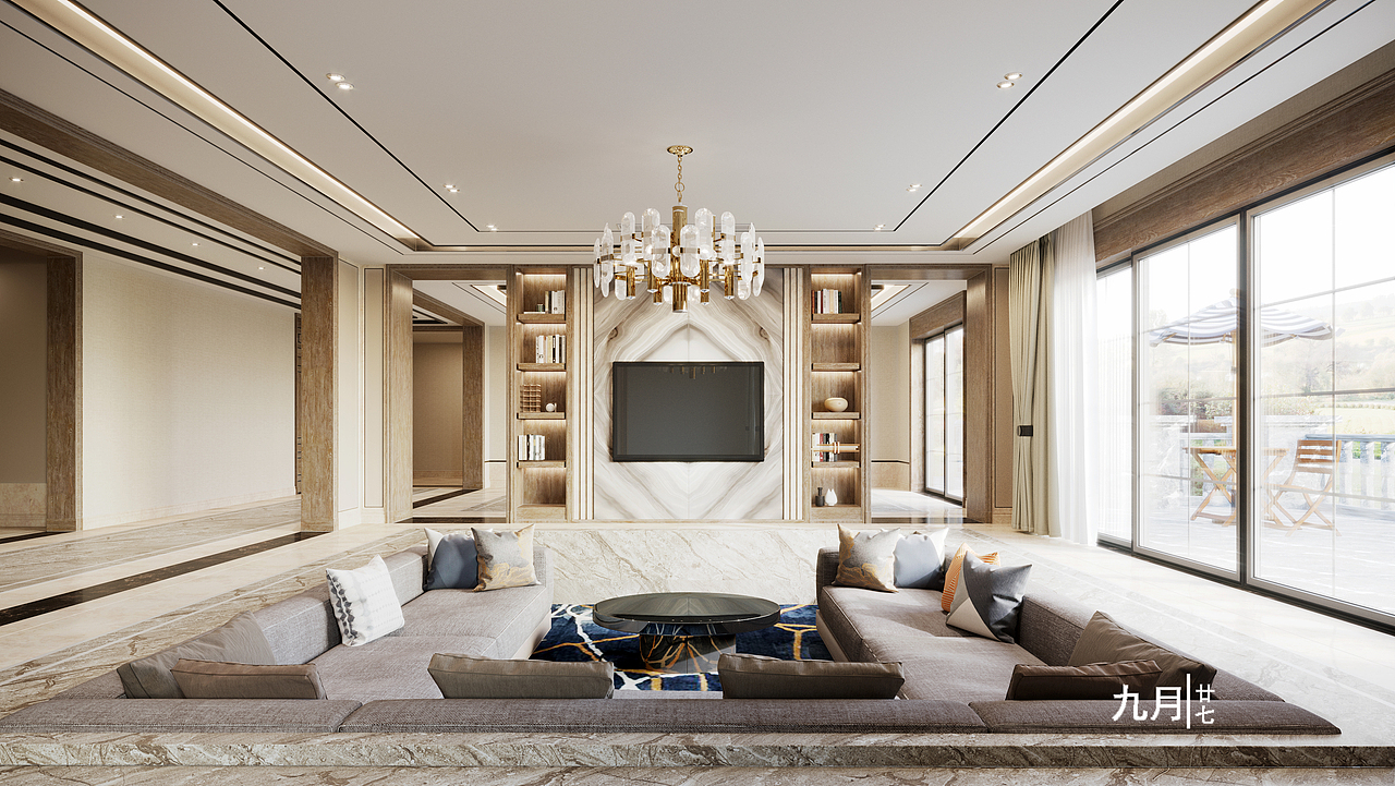 别墅客厅（图ZMTE5NjE2MTc2） - 家装设计 - 站酷设计师九月廿七原创素材 - 站酷ZCOOL