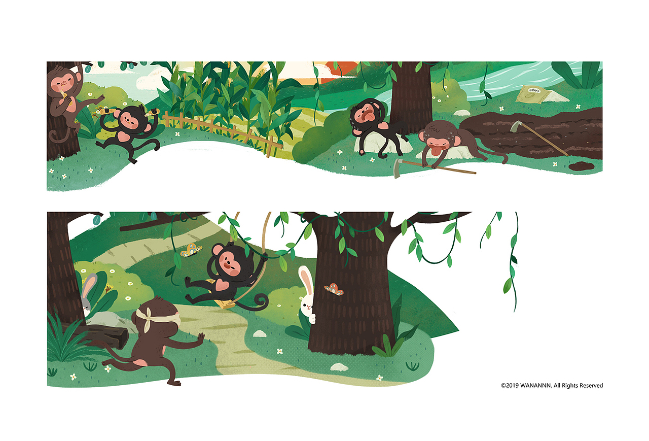 近期部分作品（图ZMTU5MTA2MDEy） - 商业插画 - 站酷设计师WANANNN原创素材 - 站酷ZCOOL