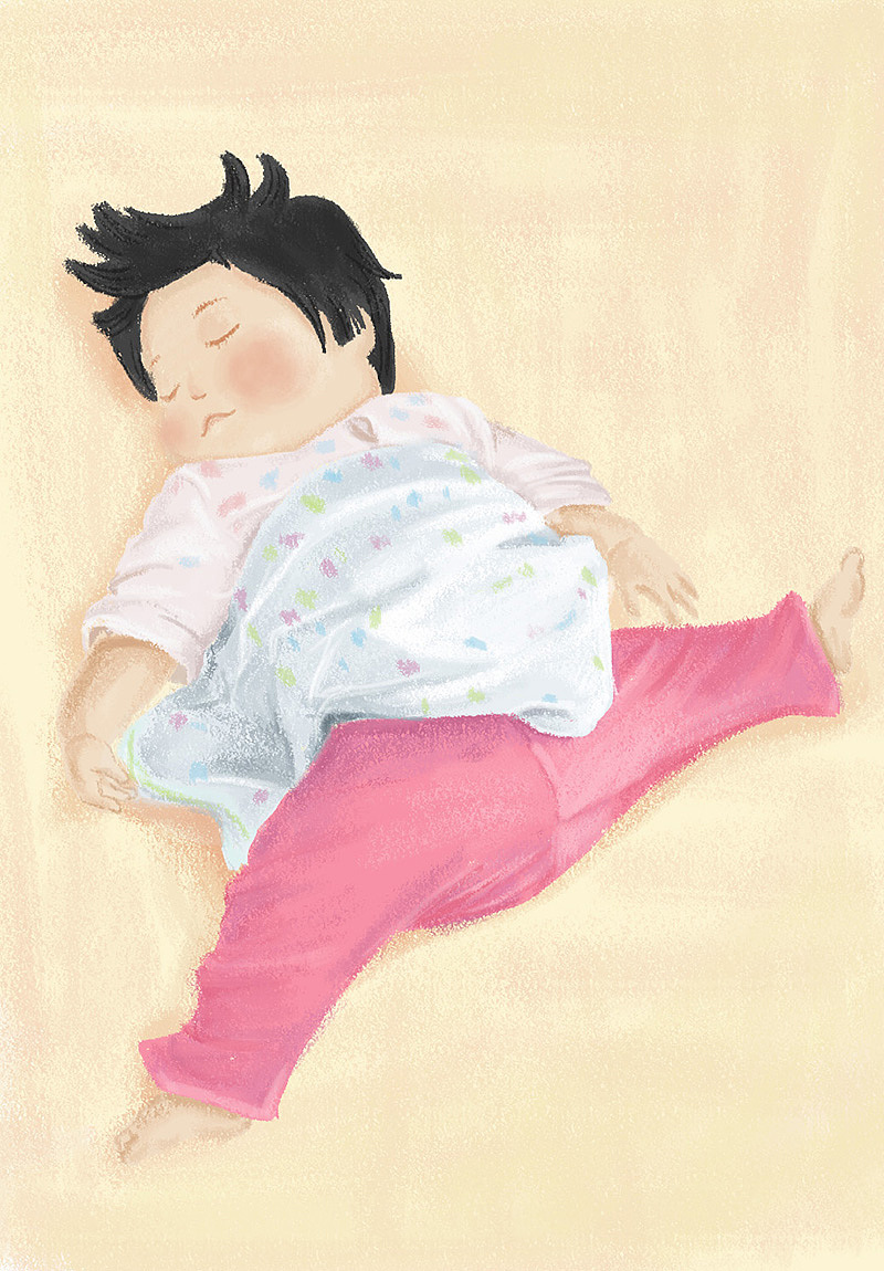 2015年12月宝宝的睡姿插图（图ZODYzMzQyMTI=） - 儿童插画 - 站酷设计师叫圈圈也叫夯卷原创素材 - 站酷ZCOOL