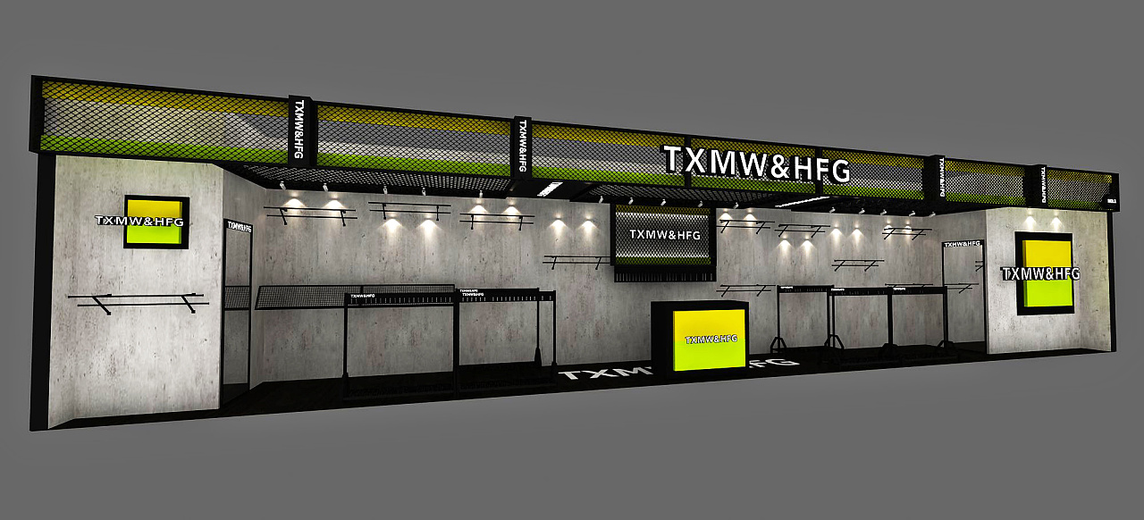 一个潮牌店|空间|展陈设计|fl空间设计 - 原创作品 - 站酷 (zcool)