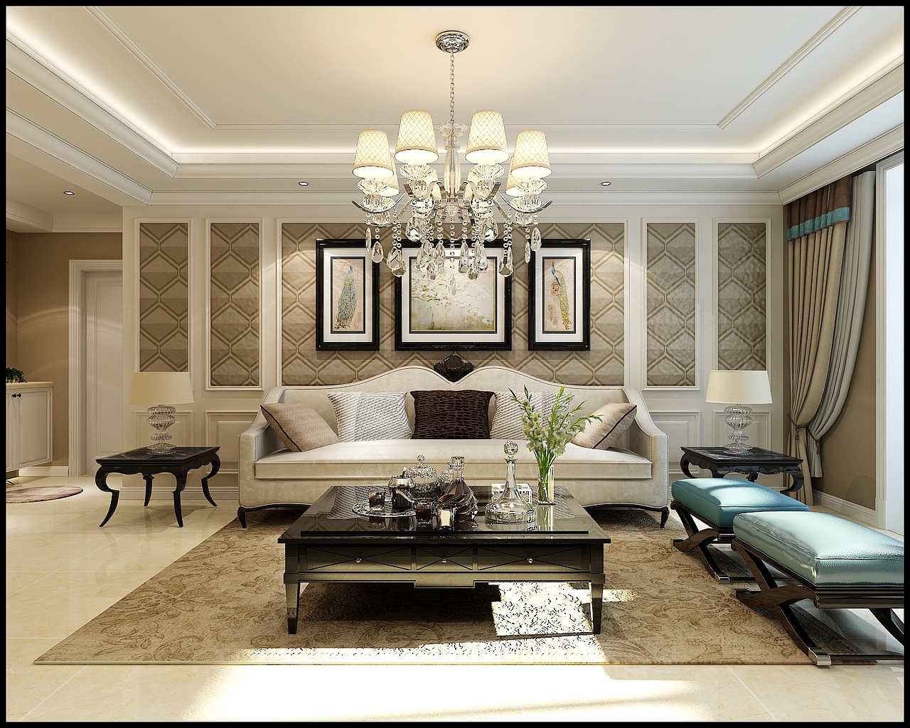 【中行宿舍】-165㎡三室两厅-欧式