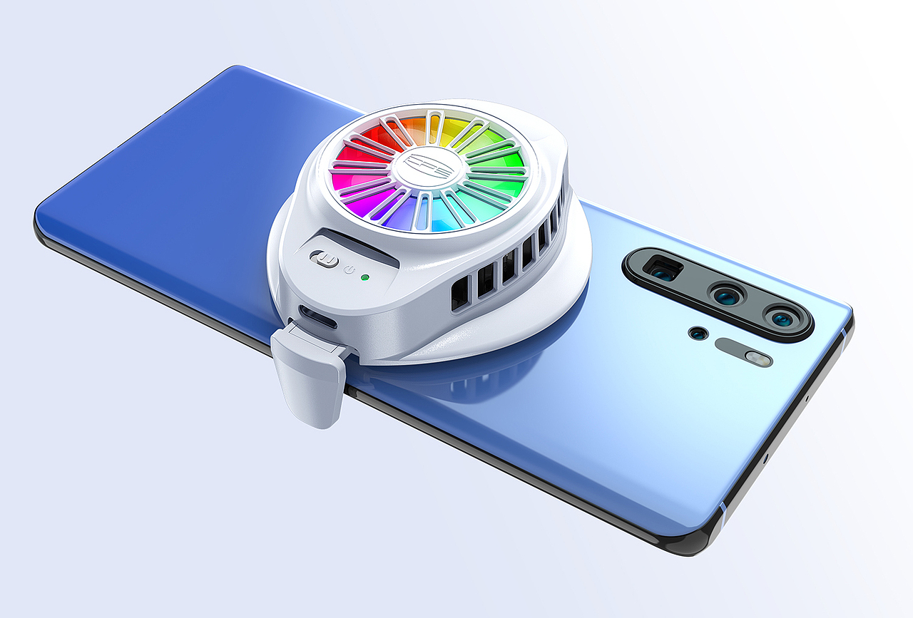 手机散热器主图、包装、详情设计