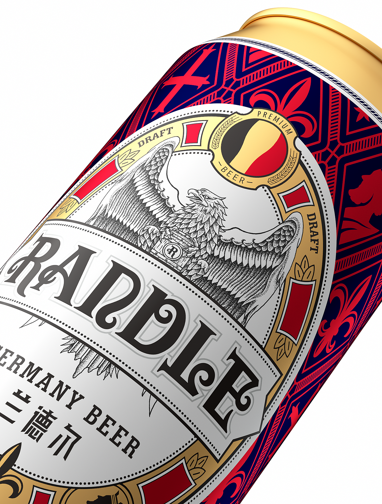 博创/RANDLE啤酒包装:现代与复古的邂逅(图ZMjU2MTQ3NTg4) - 包装 - 站酷设计师博创设计原创素材 - 站酷ZCOOL