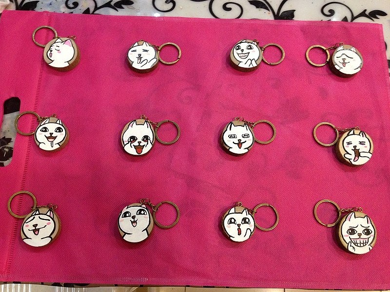 手绘钥匙牌（图ZNjMzNTE3MjQ=） - 工艺品设计 - 站酷设计师W_X_L_原创素材 - 站酷ZCOOL