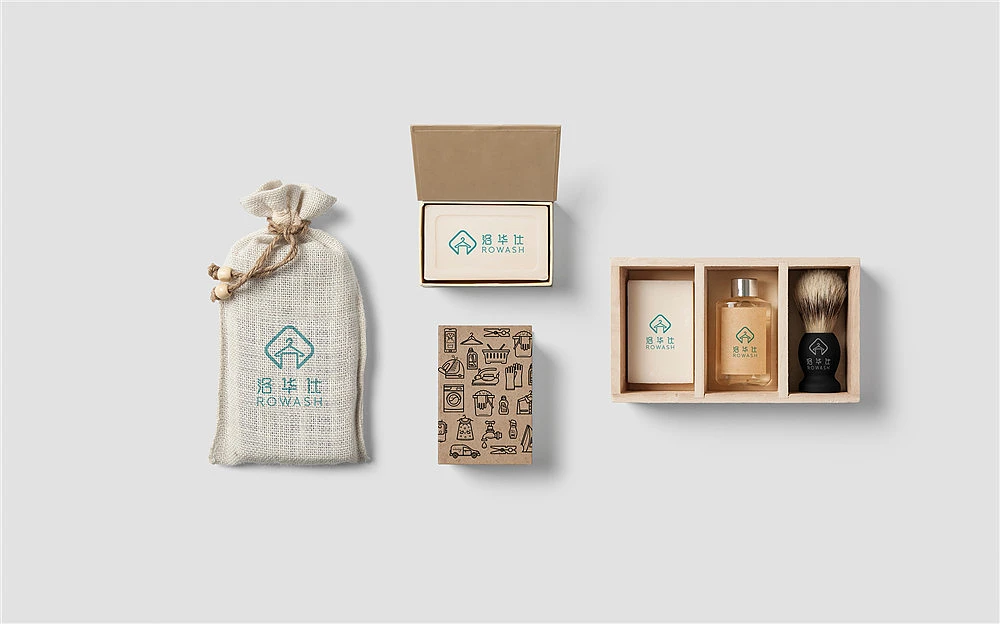 洛华仕衣物洗护品牌形象设计