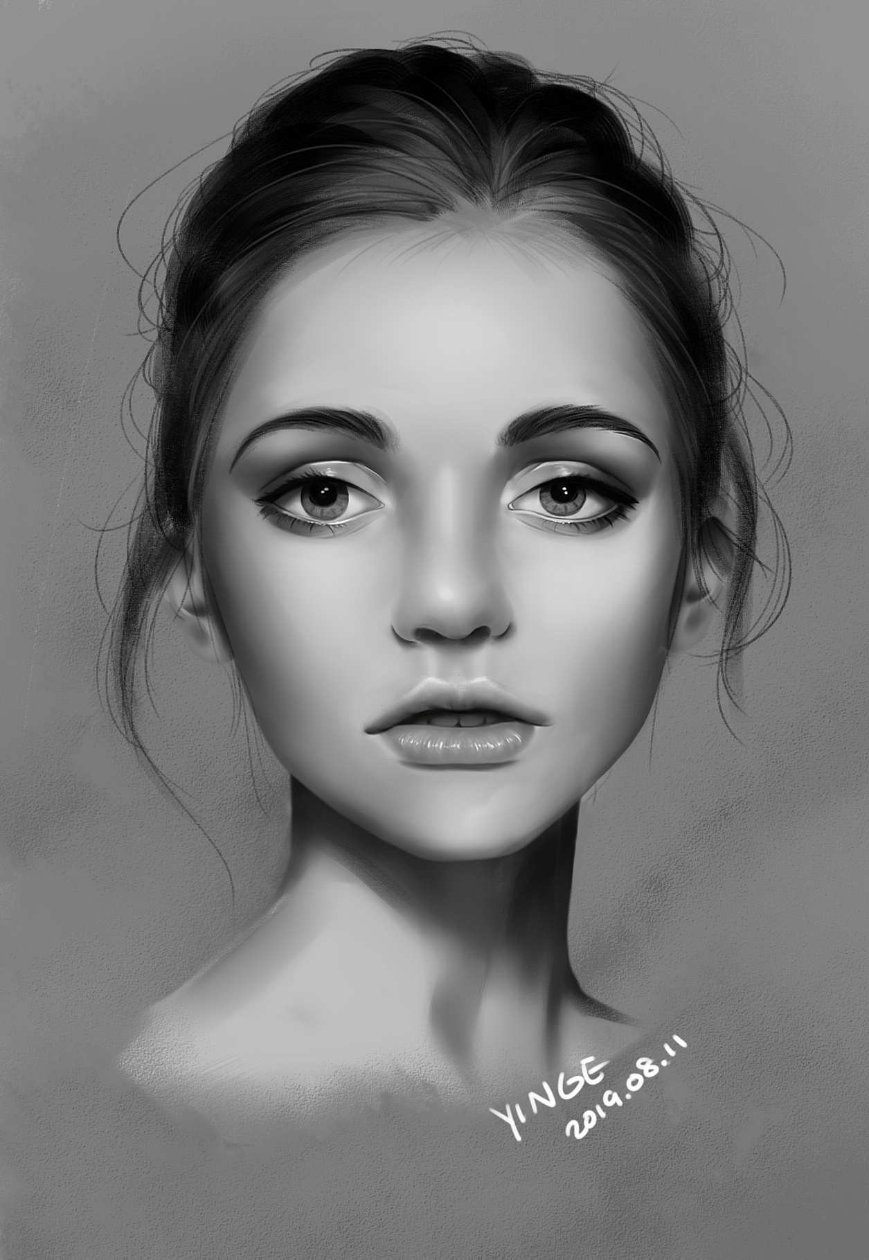 练习- 黑白人物|插画|创作习作|画久久 - 临摹作品 - 站酷 (zcool)