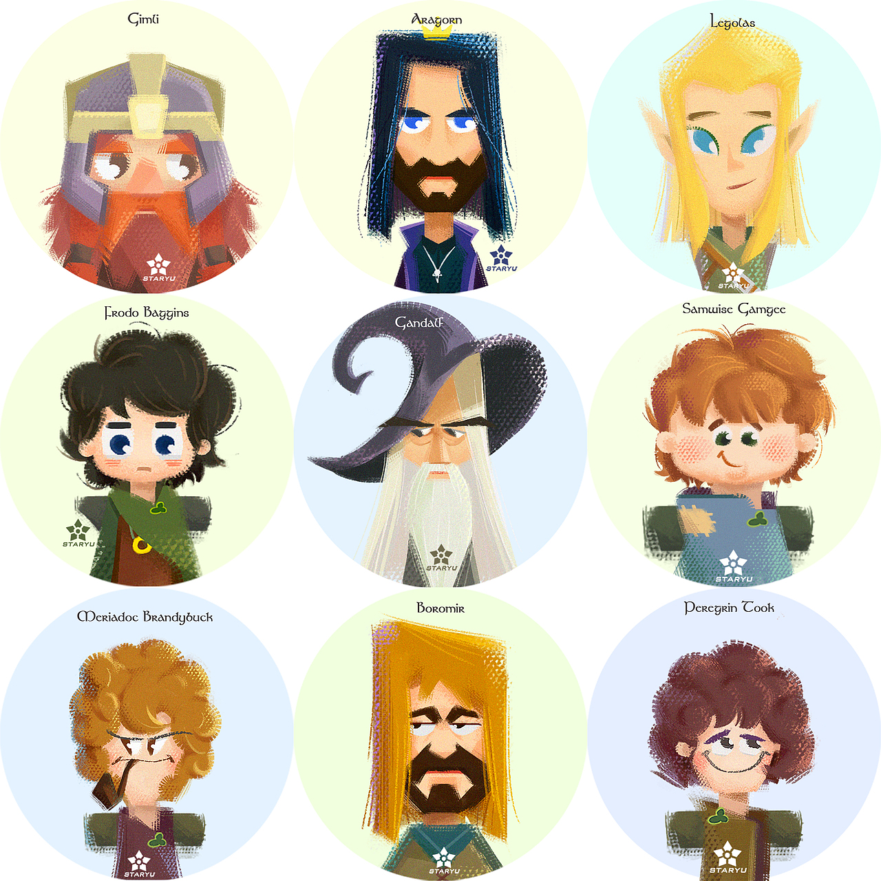 指环王魔戒远征队头像