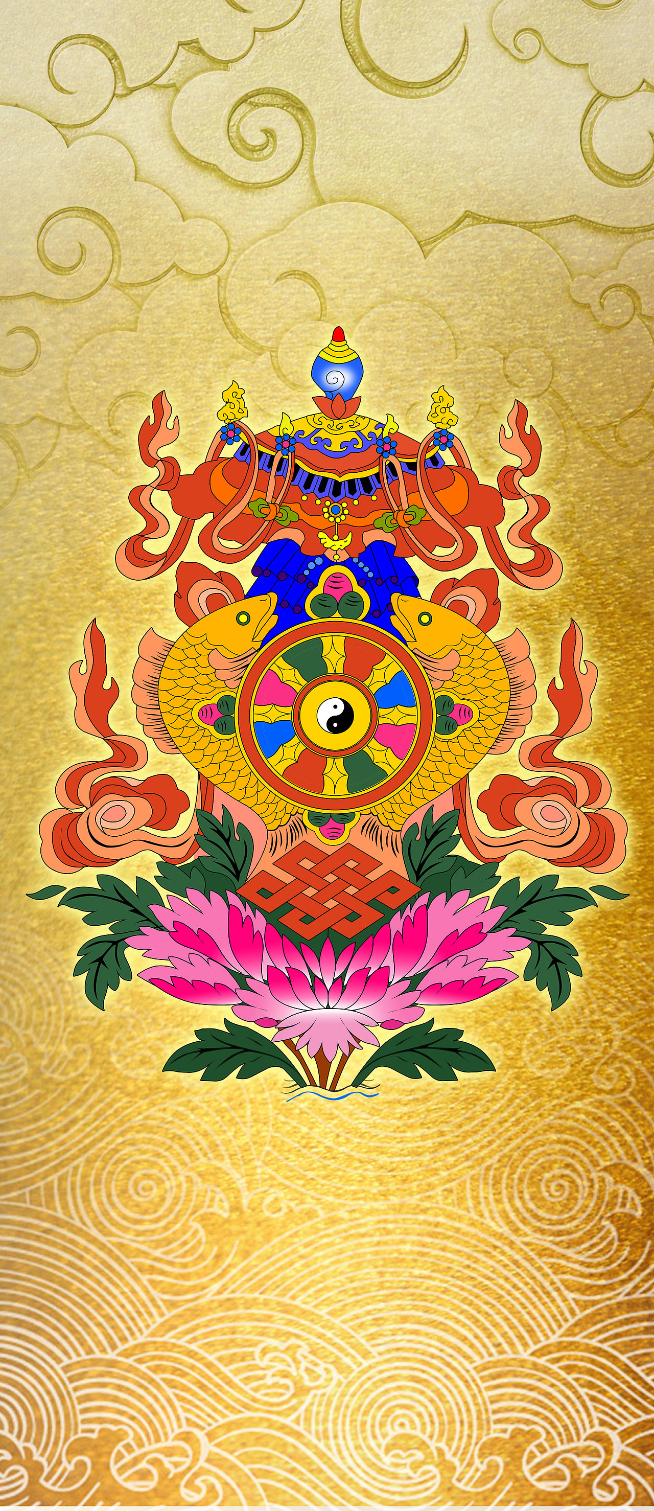 吉祥八宝|平面|ip形象|海南设计_原创作品-站酷zcool