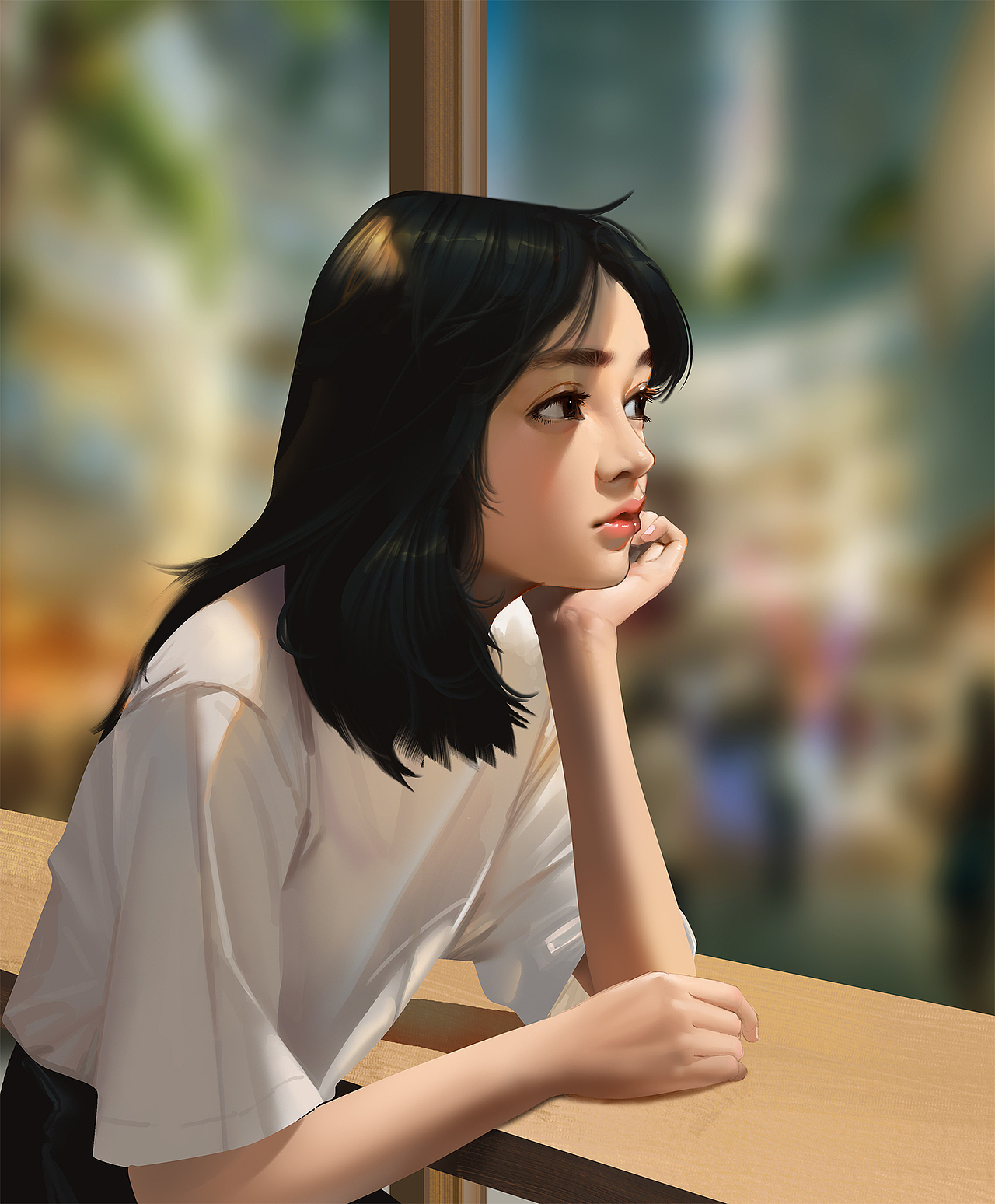 上海今天台风天,但是我的心情仿佛晴天。