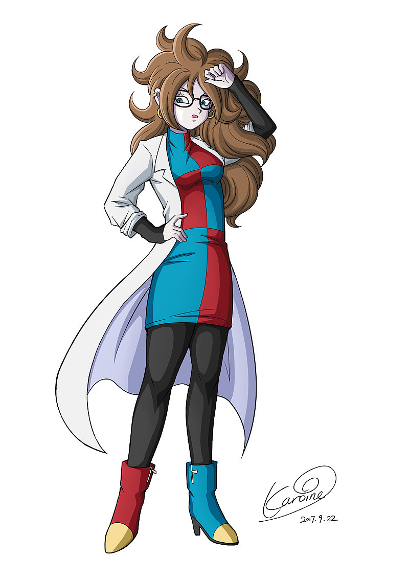 龙珠新游戏《dragon fighter z》中的新人物哈尔滨|插画师karoine16|0