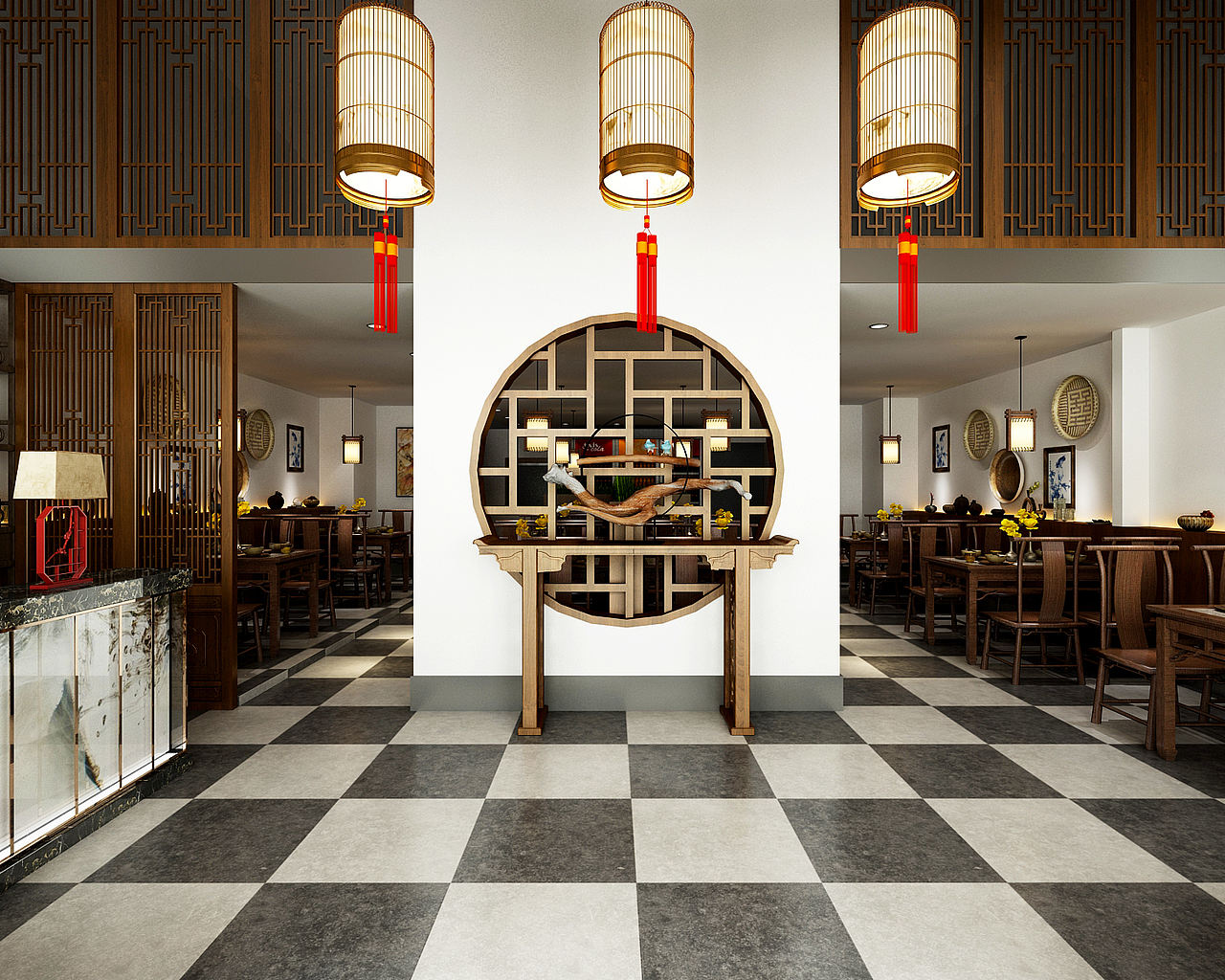 挑高餐饮室内设计（图ZMTc5MDA3NjUy） - 家装设计 - 站酷设计师史椿椿原创素材 - 站酷ZCOOL