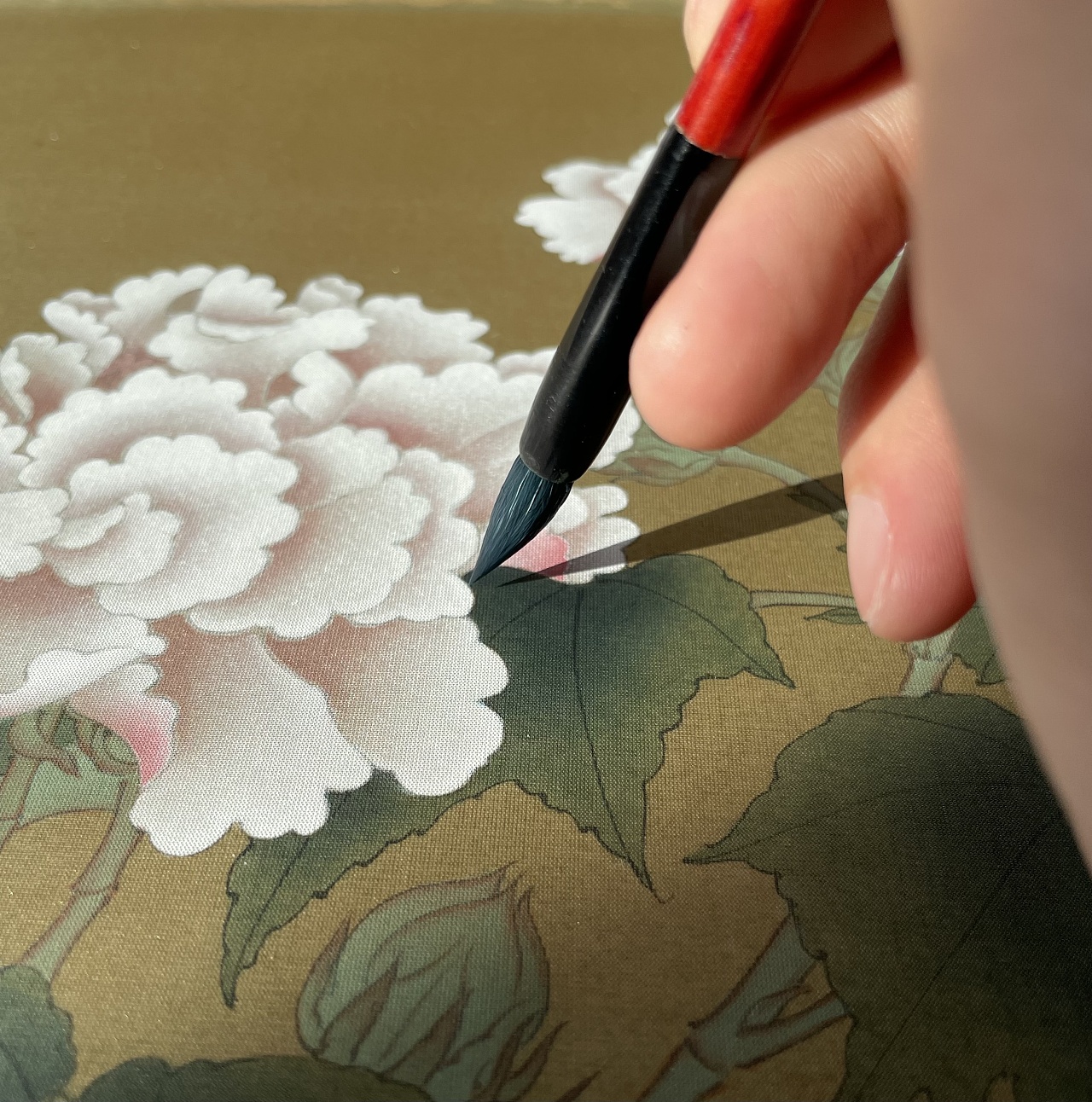 宋小品《红芙蓉图》|纯艺术|绘画|h贺h - 临摹作品 - 站酷 (zcool)