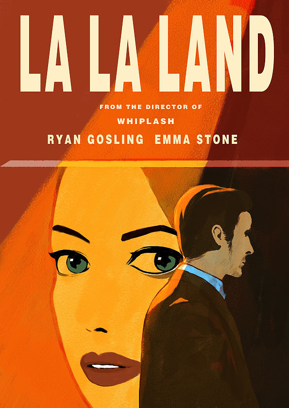 爱乐之城lalaland电影海报设计习作