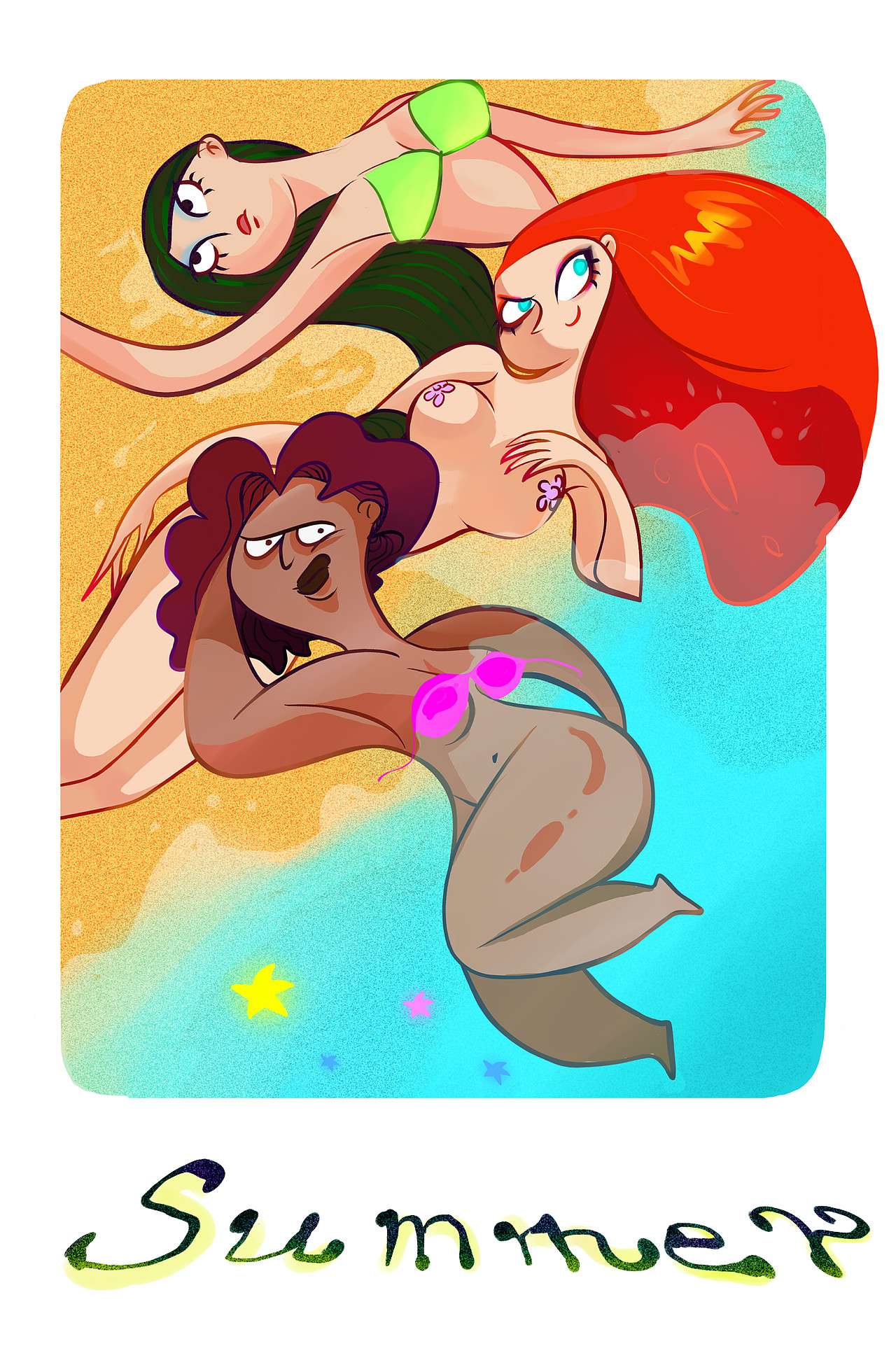 夏天~~~（图ZMTEyMjQwMzY=） - 概念设定 - 站酷设计师鸡小腿儿原创素材 - 站酷ZCOOL