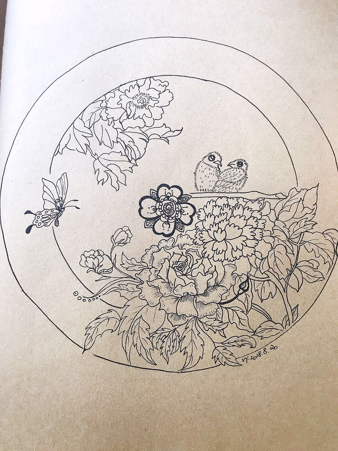 彩铅，针管笔作品（图ZMTY0MDM4NzQw） - 创作习作 - 站酷设计师英子手绘插画控原创素材 - 站酷ZCOOL