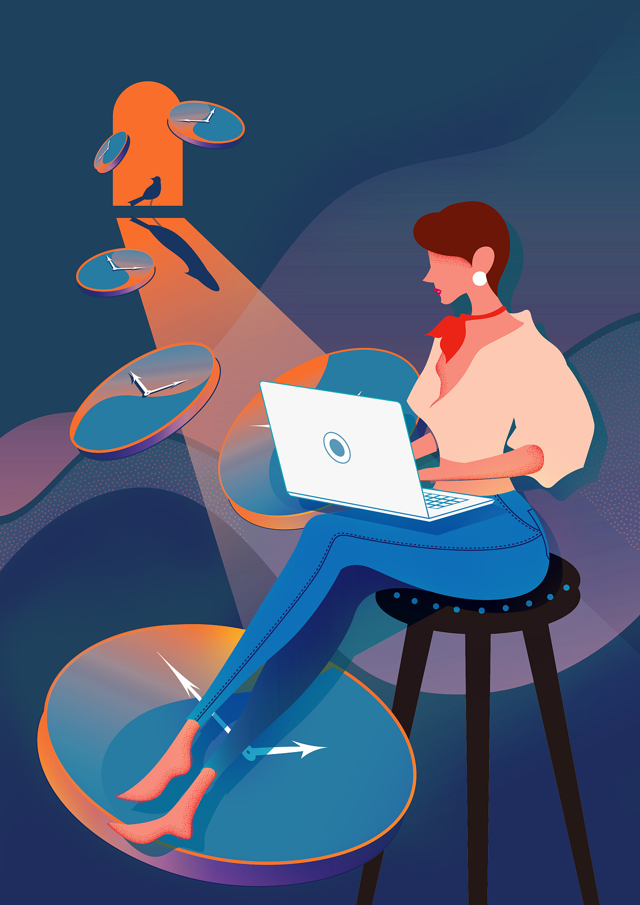 扁平插画 - 原创作品 - 站酷(zcool)