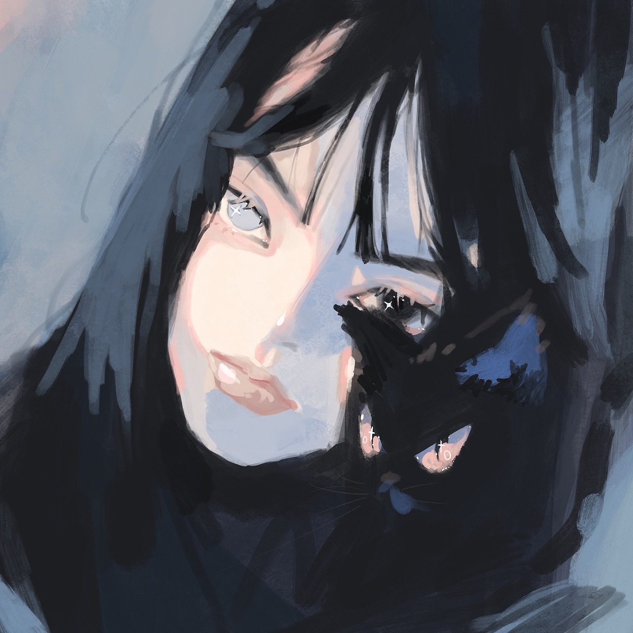 黑猫🐈‍⬛（图ZMzQ1MTc1NjQ0） - 创作习作 - 站酷设计师光水原原创素材 - 站酷ZCOOL